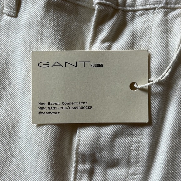 GANT Jim Jean - White - 34x32 - New with tags - Picture 5 of 11